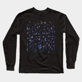 Greeting to the Moon - Matthiola longipetala Long Sleeve T-Shirt